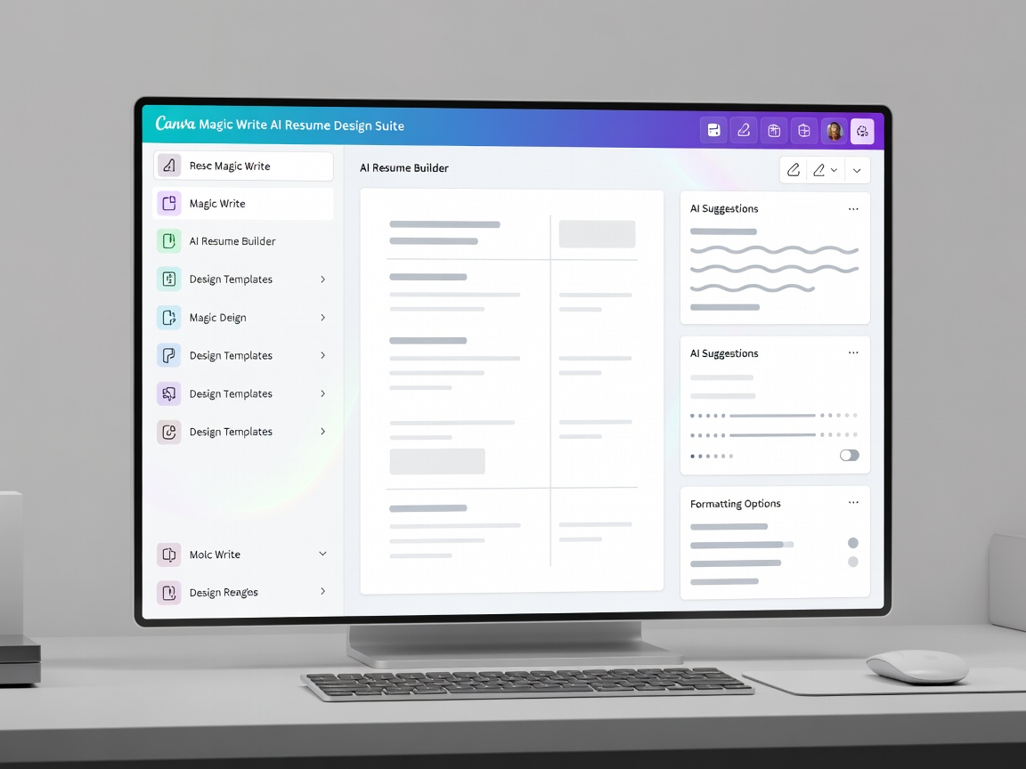 Canva Magic Write AI Resume Design Suite