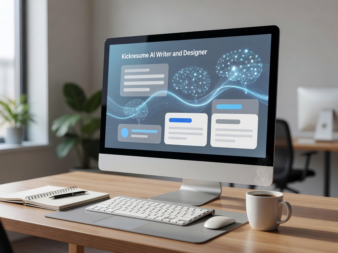 Kickresume AI Writer and Designer Interface