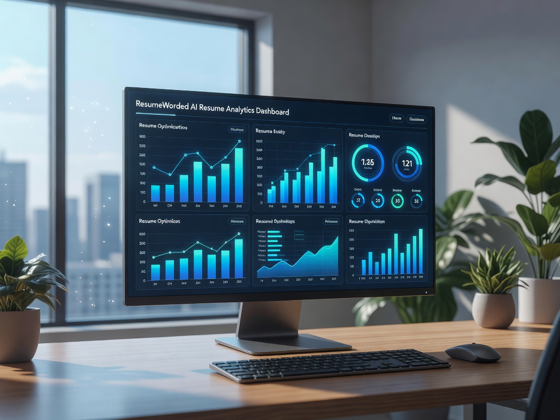 ResumeWorded AI Resume Analytics Dashboard